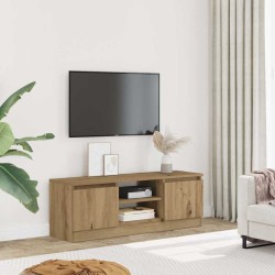 Meuble TV chêne artisanal 102x30x36 cm bois d'ingénierie 613878613878