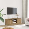 Meuble TV chêne artisanal 102x30x36 cm bois d'ingénierie 613878613878