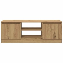 Meuble TV chêne artisanal 102x30x36 cm bois d'ingénierie 613878613878