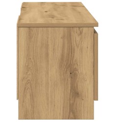 Meuble TV chêne artisanal 102x30x36 cm bois d'ingénierie 613878613878