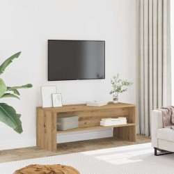 Meuble TV chêne artisanal 100x40x40 cm bois d'ingénierie 613880613880
