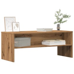 Meuble TV chêne artisanal 100x40x40 cm bois d'ingénierie 613880613880