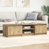 Meuble TV chêne artisanal 140x40x36 cm bois d'ingénierie 613884613884