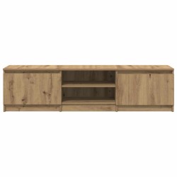 Meuble TV chêne artisanal 140x40x36 cm bois d'ingénierie 613884613884