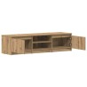 Meuble TV chêne artisanal 140x40x36 cm bois d'ingénierie 613884613884