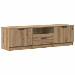 Meuble TV Chêne Artisan 140x35x40 cm Bois d'ingénierie 613885613885