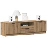 Meuble TV Chêne Artisan 140x35x40 cm Bois d'ingénierie 613885613885