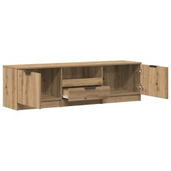 Meuble TV Chêne Artisan 140x35x40 cm Bois d'ingénierie 613885613885