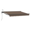 Auvent rétractable électrique Taupe 3,5 x 2,5 m 613908613908