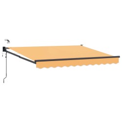 Auvent rétractable électrique Sable 100% Polyester et Aluminium 613912613912