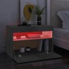 Meuble TV avec lumières LED gris béton 60x35x40 cm 613913613913