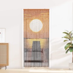 Rideau de porte anti-insectes multicolore 200 x 90 cm Bambou 613915613915