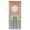 Rideau de porte anti-insectes multicolore 200 x 90 cm Bambou 613915613915