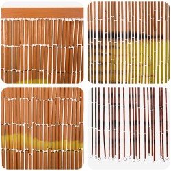 Rideau de porte anti-insectes multicolore 200 x 90 cm Bambou 613915613915