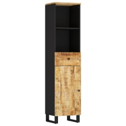 Armoire de salle de bain 38x33x160 cm bois massif de manguier 613920613920