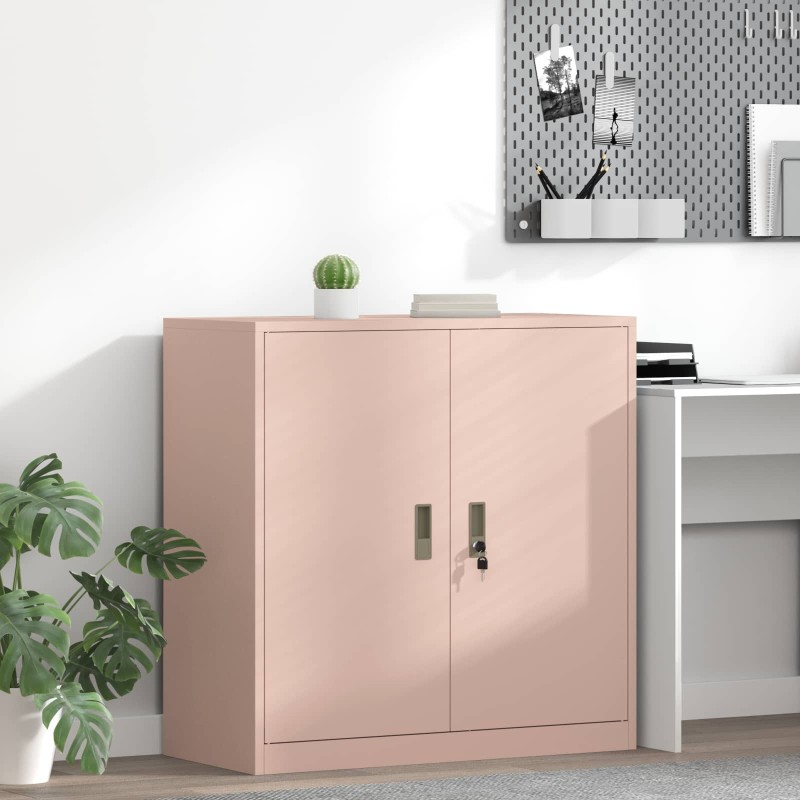 Armoire de rangement Rose 90 x 40 x 90 cm Acier 613922613922