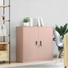 Armoire de rangement Rose 90 x 40 x 90 cm Acier 613922613922