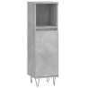 Armoire de salle de bain gris béton 30x30x100 cm 613929613929