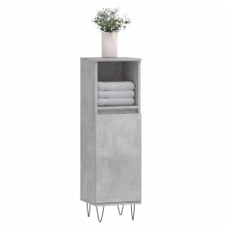 Armoire de salle de bain gris béton 30x30x100 cm 613929613929
