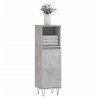 Armoire de salle de bain gris béton 30x30x100 cm 613929613929