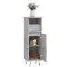 Armoire de salle de bain gris béton 30x30x100 cm 613929613929