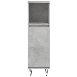 Armoire de salle de bain gris béton 30x30x100 cm 613929613929