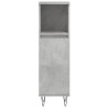 Armoire de salle de bain gris béton 30x30x100 cm 613929613929