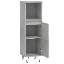 Armoire de salle de bain gris béton 30x30x100 cm 613929613929