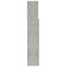 Armoire de tête de lit Gris béton 100x19x103,5 cm 613931613931