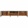Meuble TV avec tiroir vieux bois 200x25x44 cm bois d'ingénierie 613936613936