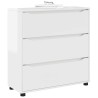 Armoire de rangement Blanc brillant 80 x 31 x 81 cm 613939613939