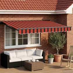 Auvent rétractable électrique 3,5 x 2,5 m 613945613945