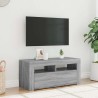 Meuble TV avec lumières LED Sonoma gris 90x35x40 cm 613949613949