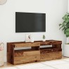 Meuble TV avec lumières LED vieux bois bois d'ingénierie 613952613952