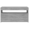 Meuble TV avec lumières LED Sonoma gris 75x35x40 cm 613953613953