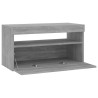 Meuble TV avec lumières LED Sonoma gris 75x35x40 cm 613953613953