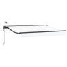 Auvent rétractable électrique Blanc 3,5 x 2,5 m 613973613973