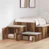 Armoire de rangement 2 pcs Bois ancien 103 x 41 x 40 cm 613976613976
