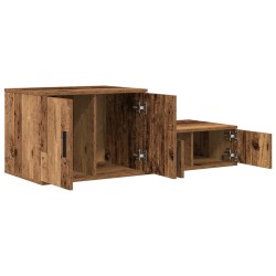 Armoire de rangement 2 pcs Bois ancien 103 x 41 x 40 cm 613976613976