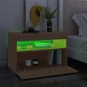 Meuble TV avec lumières LED chêne sonoma 60x35x40 cm 613985613985