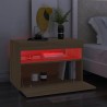 Meuble TV avec lumières LED chêne sonoma 60x35x40 cm 613985613985