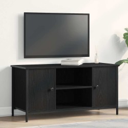 Meuble TV Chêne noir 100 x 40 x 50 cm Bois d'ingénierie 613987613987