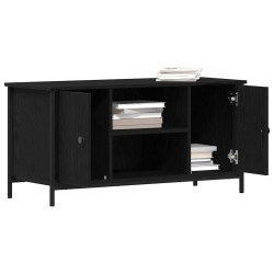 Meuble TV Chêne noir 100 x 40 x 50 cm Bois d'ingénierie 613987613987