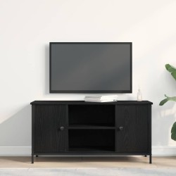 Meuble TV Chêne noir 100 x 40 x 50 cm Bois d'ingénierie 613987613987