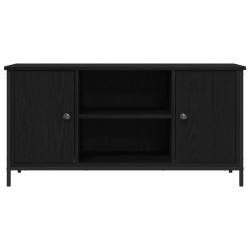 Meuble TV Chêne noir 100 x 40 x 50 cm Bois d'ingénierie 613987613987