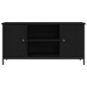 Meuble TV Chêne noir 100 x 40 x 50 cm Bois d'ingénierie 613987613987