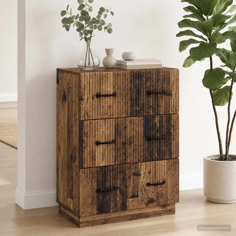 Armoire à tiroirs Bois ancien 66 x 34,5 x 87 cm 613988613988