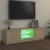 Meuble TV avec lumières LED chêne sonoma 120x30x36 cm 613992613992