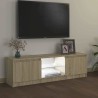 Meuble TV avec lumières LED chêne sonoma 120x30x36 cm 613992613992