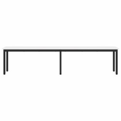 banc Blanc 200 x 35 x 45 cm Bois de pin massif 613996613996